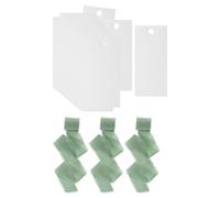 TAIZhiChen 50 Segnaposto Eleganti E Decorativi per Matrimoni, Compleanni E Feste, Etichette Regalo Sospese, Verde