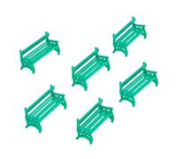 TAIZhiChen 6 Pezzi di panchine da Parco, Accessori per Modelli in Ho, divani Decorativi, Decorazioni per diorami, tavoli da Sabbia, progetti Fai da Te
