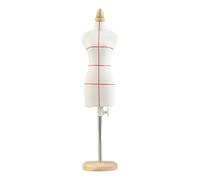 TAIZhiChen Abito Bambolo Forma di Cucito Mannequin Manikin Mini Dreirdesmaker Professional Model Forma su Misura per Il Costume da Bambola, 33 cm con Base