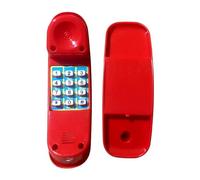 TAIZhiChen Altalena, Telefono Giocattolo, Gioco Creativo di Simulazione Telefonica con Tasti Numerici, Altalena da Esterno per Bambini dai 3 Anni in su, Rosso
