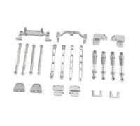 TAIZhiChen Asta dell'asse dell'auto RC Parte dell'auto RC Sostituzione Professionale Accessori di Facile Installazione Lega di Alluminio per Modifica, Argento, Style a