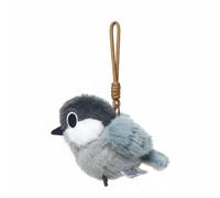 TAIZhiChen Bambola Peluche Uccello Realizzata in Soffice Peluche con Base Pesante E Dettagli Ricamati Perfetta per Comfort E Gioco Creativo Adatta a Bambini Stanza dei Giochi, Great Tit W Lanyard