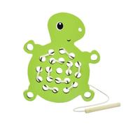 TAIZhiChen Baschetta per lavagna in legno Attività giocattoli per giocattoli per le competenze motorie educative per 3 4 anni Regalo per bambini, Forma di Tartaruga