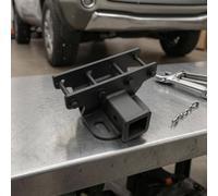 TAIZhiChen Base Attacco Traino Posteriore Robusto Gancio Rimorchio con Base Quadrata Metallo Accessorio Auto