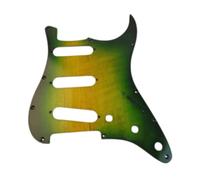 TAIZhiChen Battipenna per chitarra a 11 fori portatile con battipenna stile per accessori per chitarra elettrica, Verde