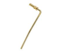 TAIZhiChen Braccio Tremolo di Ricambio per Chitarra Elettrica, Facile Da Usare, in Metallo, Leggero, Portatile, Accessorio, Doppia Barra Tremolo, Asta Del, Oro