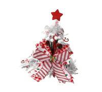 TAIZhiChen Cappello per Albero di Natale, Decorazione Natalizia, Cappello a Cilindro Decorativo E Divertente per Le Vacanze Invernali, Regalo di Natale, Fiocco D'argento