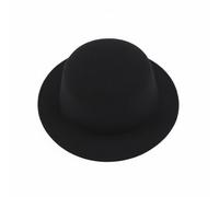 TAIZhiChen Cappello per Bambola Elegante Accessorio Testa Formale Tessuto Spazzolato Stile Classico Adatto per Collezionisti Giocattoli Regalo Bambini Festa, Black, 20CM
