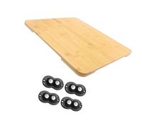 TAIZhiChen Carrello per Elettrodomestici Da Cucina in Legno, Macchina per Il Caffè, Vassoio Estraibile per Frullatore, Piccoli Elettrodomestici, Pentole Istantan, Colore Del Legno