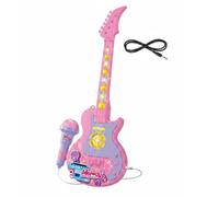 TAIZhiChen Children Music Microfono Chitarra Musicale Giocattolo Dispositivo Canto con Melodie Strumento per E Coordinazione Cavo Incluso Adatto a Recite Scolastiche Casa , Pink