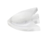 TAIZhiChen Ciotola di cristallo di selenite, ciotola per la pulizia, regalo di inaugurazione della casa, vassoio portaoggetti semplice e rilassante, 14 Cm