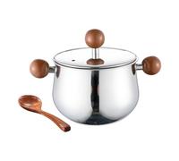 TAIZhiChen Contenitore per Grasso di Pancetta in Acciaio Inossidabile 304 con Cucchiaio E Coperchio per La Conservazione del Grasso