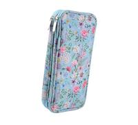 TAIZhiChen Contenitore per Uncinetti, Custodia Vuota per Da Maglia con Cerniera, Accessorio Multifunzionale per Principianti, Regalo, Blu