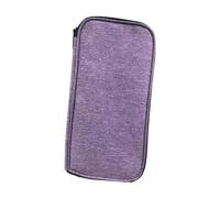 TAIZhiChen Contenitore per Uncinetti, Custodia Vuota per Da Maglia con Cerniera, Accessorio Multifunzionale per Principianti, Regalo, Viola