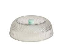 TAIZhiChen Copertura Cibo Trasparente Uso Versatile Campana Copripiatti Trasparente Aspetto Elegante Coprivivande per Tavola, Cucina, Verde, Coperchio Per Alimenti Traforato Verde