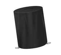 TAIZhiChen Copertura per Braciere Rotonda da Giardino, Facile da Installare, Copertura per Colonna del Fuoco Esterna