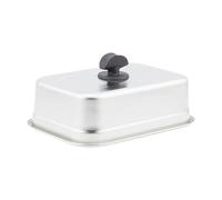 TAIZhiChen Cupola per Sciogliere, Coperchio per Imbastitura in Acciaio Inossidabile Resistente, per Cucinare in Cucina, Barbecue All'aperto, Gri, 35.5 Cm X 25 Cm X 11