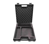 TAIZhiChen Custodia per Il Trasporto, Scatola Portaoggetti con Rivestimento in Schiuma, Scomparto Portatile, Scatola Porta-attrezzi per Microfono, per Canto E Tr, 37x33 Cm