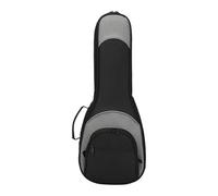 TAIZhiChen Custodia per Ukulele con Tracolla Regolabile E Maniglia per Il Trasporto, Ideale per Il Campeggio, Nero Grigio, 23 pollici