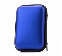 TAIZhiChen Custodia Porta Cuffie Compatta Organizer Accessori Elettronici EVA Resistente Agli Urti con Cerniera Protettiva Adatta a Viaggi, Royal Blue