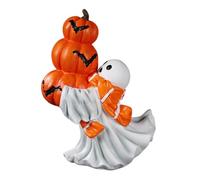 TAIZhiChen Decorazione di Statuina di Halloween, Spettrale, da Collezione, Divertente, in Resina, per La Stanza, Accessorio per Feste, Resistente all'Usura, Zucca Abbracciata