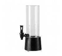 TAIZhiChen Dispenser di Birra Multicolore Distributore Colonna Spillatore Erogatore con Led per Evidenziare le Bevande E Servizio, Rotondo Cilindrico Luce Bianca, 3L