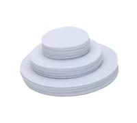 TAIZhiChen Divisori in Feltro per Piatti in Porcellana - Accessorio Da Cucina Portatile per Impilare E Proteggere I Piatti - Conservazione, Bianco 60 Pezzi