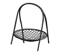 TAIZhiChen Elegante, Pratico E Decorativo Cesto di Frutta Su Supporto, Ideale per Un Bancone, Un Laboratorio di Catering O Un Ristorante, Nero 1 Livello