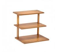 TAIZhiChen Espositore in Legno a 3 Piani Stabile Rastrelliera in Legno a 3 Piani Stile Rustico Arredo Cucina per Pasticceria, Piccolo
