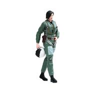 TAIZhiChen Figura di Ufficiale in 1/18, Collezione di Decorazioni per Micro Scene, Statuetta in Miniatura, Accessorio per Diorama per Micro progetti Fai da, Femmina