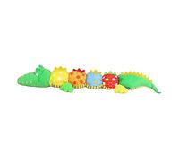 TAIZhiChen Giocattoli per Neonati, a, Giocattoli per Bambini Piccoli, Peluche con Design a Righello per Neonati Maschi E di età Compresa tra 0, 3, 6 E 12, Alligatore