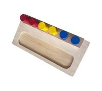 TAIZhiChen Giocattolo con pioli di legno per l'allenamento della coordinazione occhio-mano in età prescolare, abilità motorie fini educative