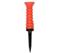 TAIZhiChen Golf Tee con Cappuccio Flessibile Golf T Supporto Pallina Supporto Sezione Superiore Riduce Resistenza Base Robusta Plastica E Gomma per Set Up Rapido, Rosso