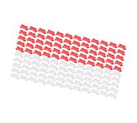 TAIZhiChen Kit di Binari RC Modulari, Barriere Stradali Resistenti agli Urti per Veicoli RC 1/14-1/28, Installazione Facile E Professionale, 120 Pezzi