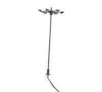 TAIZhiChen Lampione Modello in 1/75, lampione a 6 Teste, a LED da 3 V per Tavolo da Sabbia, Layout di scenari, Parco Giochi, Layout di parchi