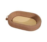 TAIZhiChen Letto tiragraffi per Gatti, Comodo e Moderno, Multifunzione, con tavoletta e Ciotola per affilare Arti dei Gatti.