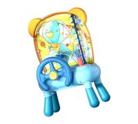 TAIZhiChen Macchina Manuale per La Raccolta Dei Fagioli, Mini Macchina Arcade, Interattiva Ed Educativa, Regalo di per Ragazzi E Bambini, Blu con I Piedi, Taglia unica
