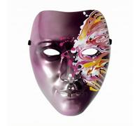 TAIZhiChen Maschera Completa Dipinta a Mano | Taglia Unica, Maschera con Schizzi di Colore, Unisex, per Carnevale, spettacolo