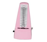TAIZhiChen Metronomo meccanico, suono forte, pratico, in metallo, alta precisione, professionale, traccia accurata del tempo per chitarra Erhu e batteria, Rosa