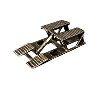 TAIZhiChen Miniatura di Un Sollevatore da Garage, 1/64, Diorama Classico, Decorazione per La Manutenzione E La Riparazione dei Veicoli, Nero Vecchio