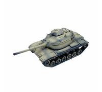 TAIZhiChen Modello M60A1 General da Esposizione Carro Armato M60A1 Plastica Resistente Veicolo Corazzato per Appassionati di Modellismo, Deserto