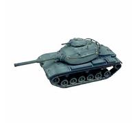 TAIZhiChen Modello M60A1 General da Esposizione Carro Armato M60A1 Plastica Resistente Veicolo Corazzato per Appassionati di Modellismo, Verde Militare