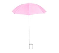 TAIZhiChen Ombrellone da Giardino Decorativo, Riutilizzabile E Robusto, con Picchetto in Metallo per Aiuole, Rosa