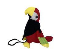 TAIZhiChen Pappagallo di Peluche sulla Spalla, Costume di Halloween, Accessorio per Costumi da Animale per Eventi Notturni, Spettacoli Teatrali, Halloween, Carne, Sciarpa Giocattolo Pappagallo