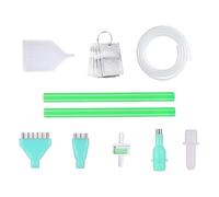 TAIZhiChen Penna Portatile con Ventosa per Pittura a Diamante Fai Da Te, con 3 Punte Multiple per Progetti Artistici E Decorazioni per Adulti, Penna Esagonale Verde