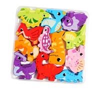 TAIZhiChen Puzzle in Legno, Giocattolo Rompicapo, Elegante, Ideale Come Regalo per Le Abilità Motorie, Decorazione per La Casa, Giocattolo per L'apprendiment, Tema dei Dinosauri