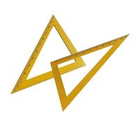 TAIZhiChen Righello Grande per Geometria E Ingegneria Su Lavagne Bianche, Triangolo