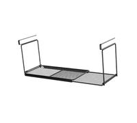 TAIZhiChen Ripiano Estensibile Sottopensile Facile Da Installare, Portaoggetti Sospeso per Cucina, Ufficio, Biblioteca, Lavanderia, Nero