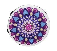 TAIZhiChen Round Musical Tambourine Strumento a percussione a mano Portable Wood Busting Strumento per i bambini per le performance del matrimonio, Viola