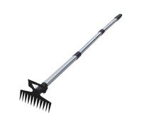 TAIZhiChen Sarchiatore Manuale, Zappa da Giardino, Attrezzo Versatile Ed Ergonomico per Diserbare, Ideale per Il Giardino E L'agricoltura, Palo a 3 Sezioni